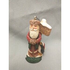 Santa On Top of the World #59/10,00 Great American Design Company Ornament Folk